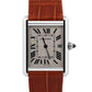 2026 SERVICE Cartier Tank Louis 23mm x 30mm 18K White Gold Leather 2678 W1540956