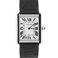 MINT Cartier Tank Solo Stainless Steel Roman Quartz 2715 W1018355 Leather Watch