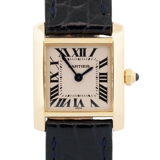 2026 SERVICE Cartier Tank Francaise 20mm 18K Gold Quartz W5000256 1820 BOX