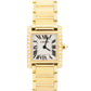 Cartier Tank Francaise 18k Gold 20mm FACTORY DIAMOND Quartz WE1001R8 2385 BOX