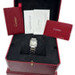 2021 PAPERS Cartier Tank Francaise 20mm IVORY DIAMOND Quartz W4TA0008 3217 BOX