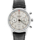 PAPERS Tiffany & Co. Chronograph SILVER Automatic Leather 42mm 33668845 BOX