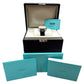 PAPERS Tiffany & Co. Chronograph SILVER Automatic Leather 42mm 33668845 BOX