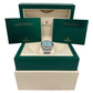 Rolex Oyster Perpetual 41mm TURQUOISE BLUE Stainless Steel Oyster Watch 124300