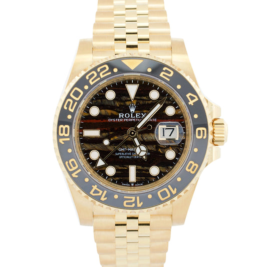 NEW 2026 PAPERS Rolex GMT-Master II TIGER IRON 18K JUBILEE 126718 GRNR 40mm BOX