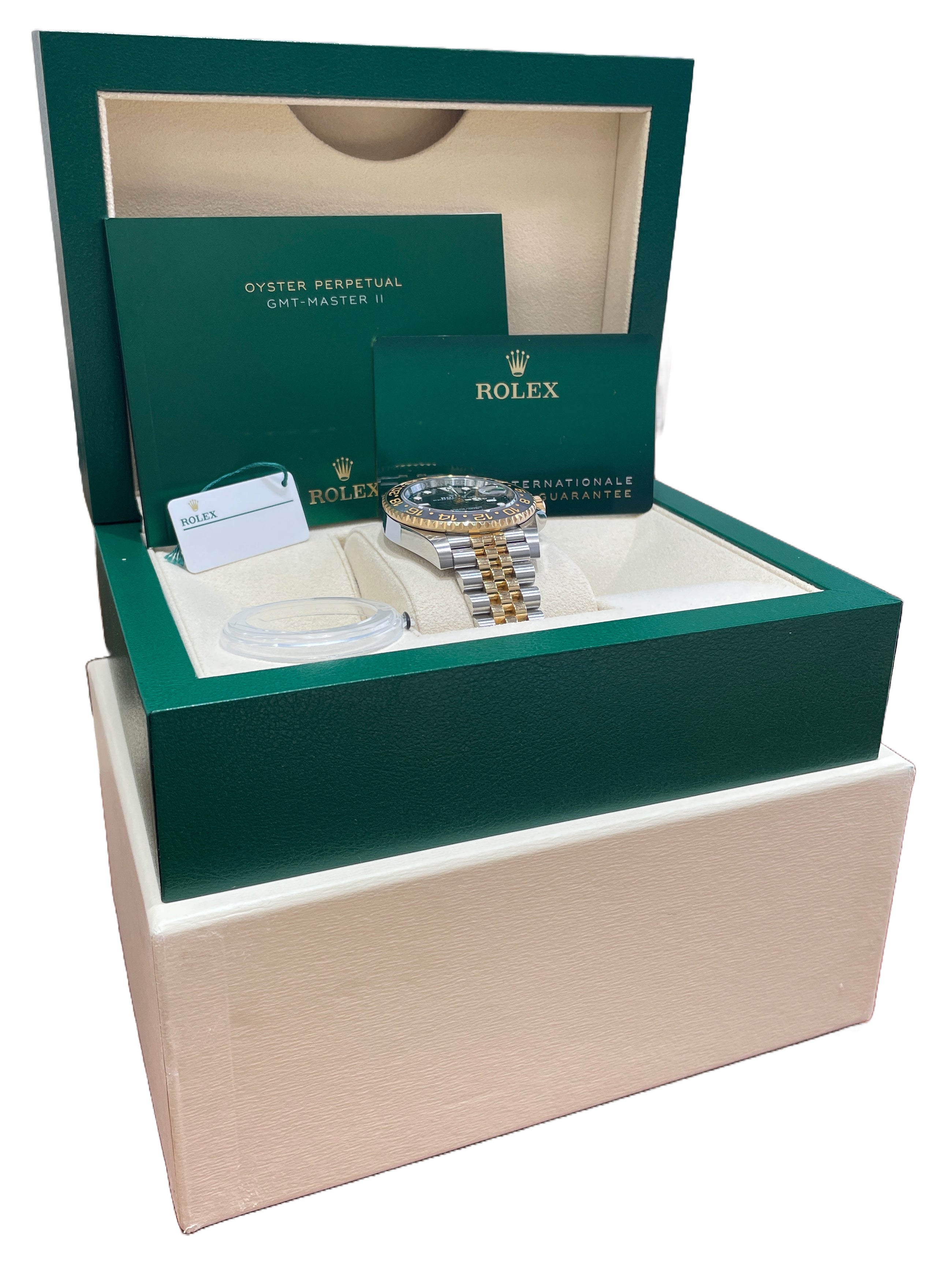 2023 NEW PAPERS Rolex GMT-Master II Two-Tone Gold JUBILEE