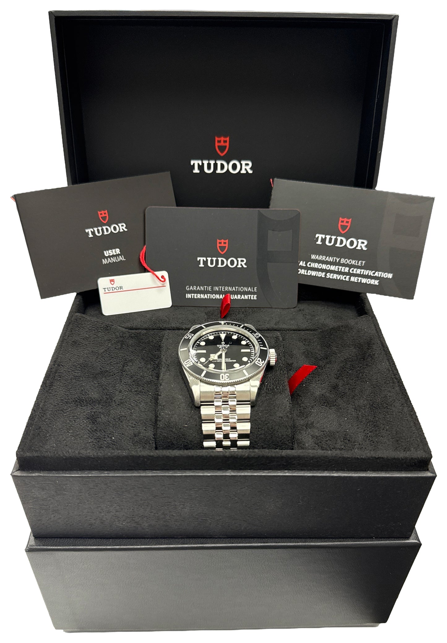 2024 PAPERS Tudor Black Bay Stainless Steel 41mm JUBILEE Watch 7941A1A0NU BOX