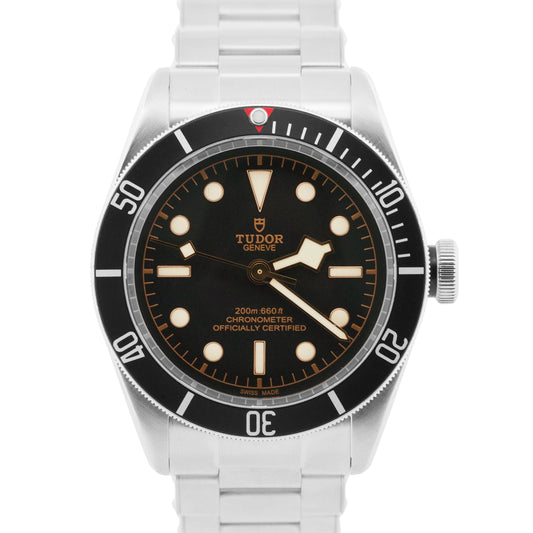 2025 SERVICE PAPERS Tudor Black Bay Stainless Steel Leather 41mm 79230N BOX