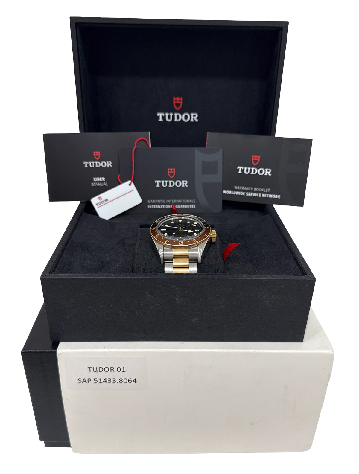 2022 Tudor Black Bay 79833 MN GMT Root Beer Two-Tone 18K Steel 41mm Box Papers