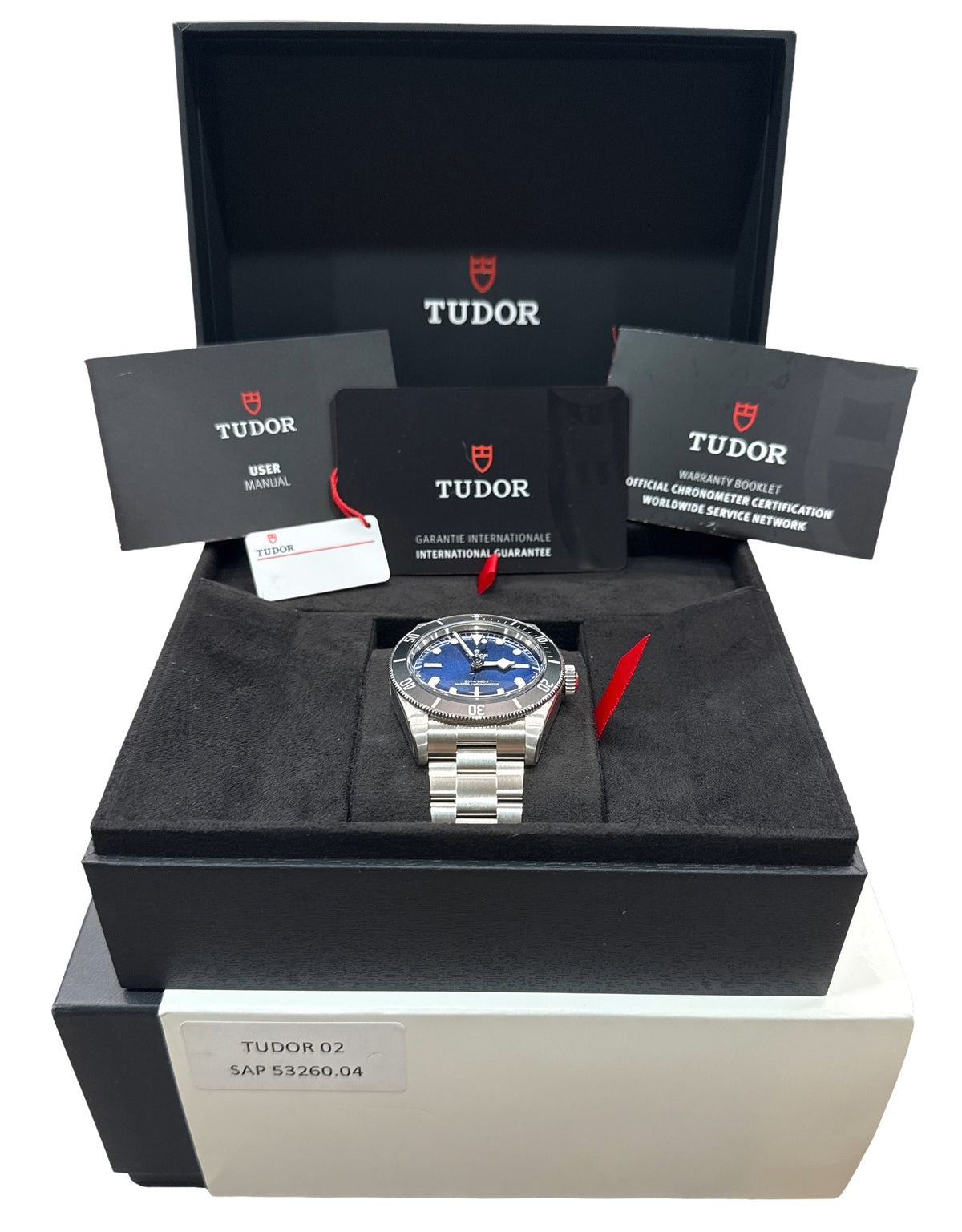 New October 2026 Tudor Black Bay 68 7943A1A0NU Blue Steel 43mm Watch Box Papers