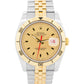 UNPOLISHED Rolex DateJust Turn-O-Graph 36mm CHAMPAGNE 18K Gold Steel 116263