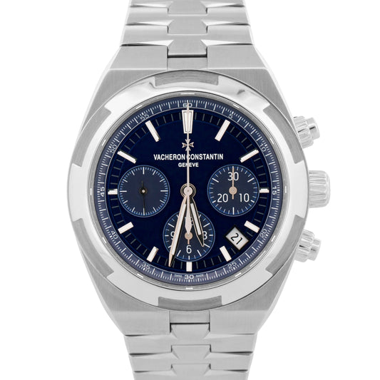 2019 PAPERS Vacheron Constantin Overseas BLUE Steel 42mm 5500V/110A-B148 BOX