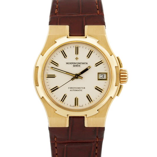 PAPERS Vacheron Constantin Overseas 35mm WHITE 18K Gold 42052/000J-8967 BOX