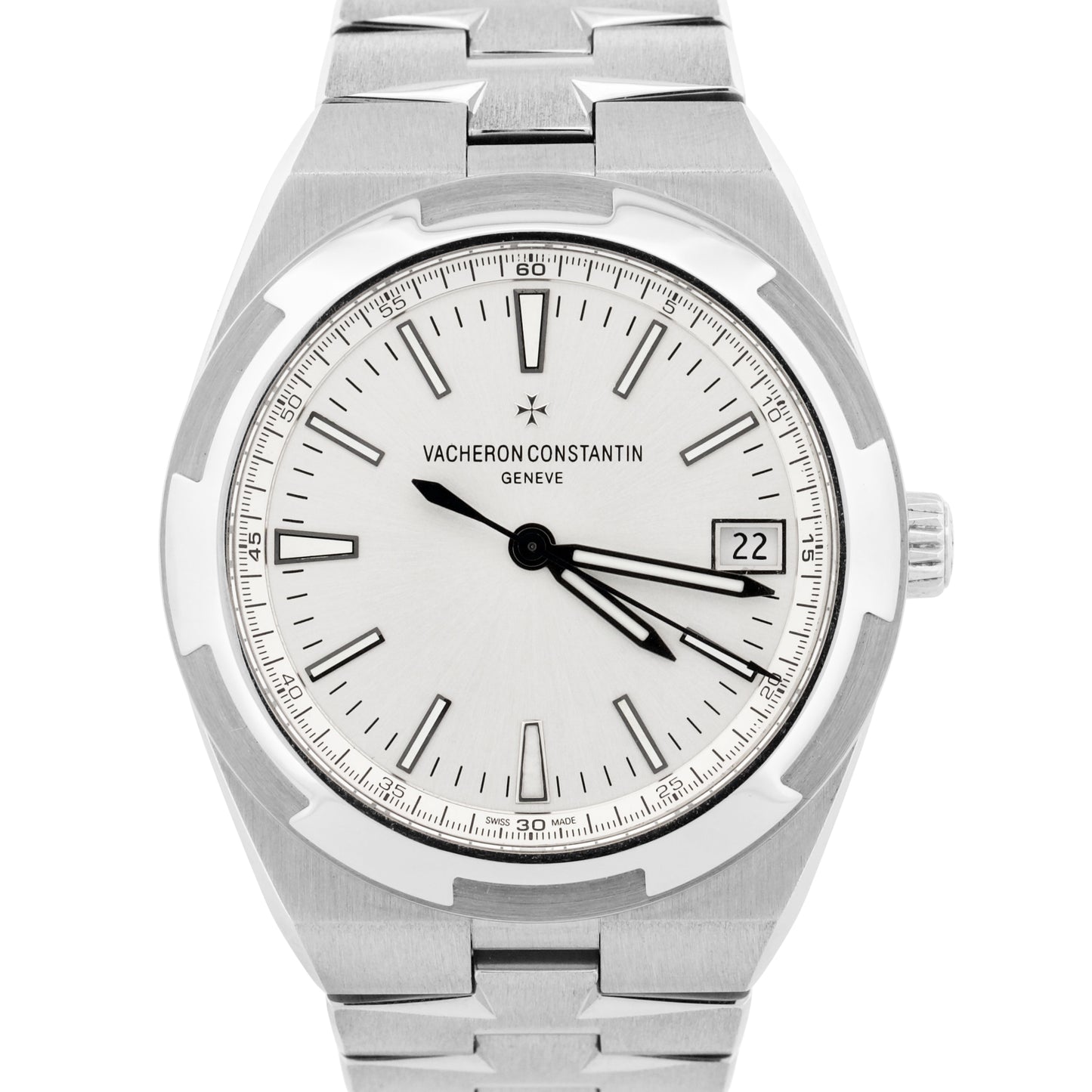 2021 PAPERS Vacheron Constantin Overseas SILVER 41mm Stainless Steel 4500V BOX