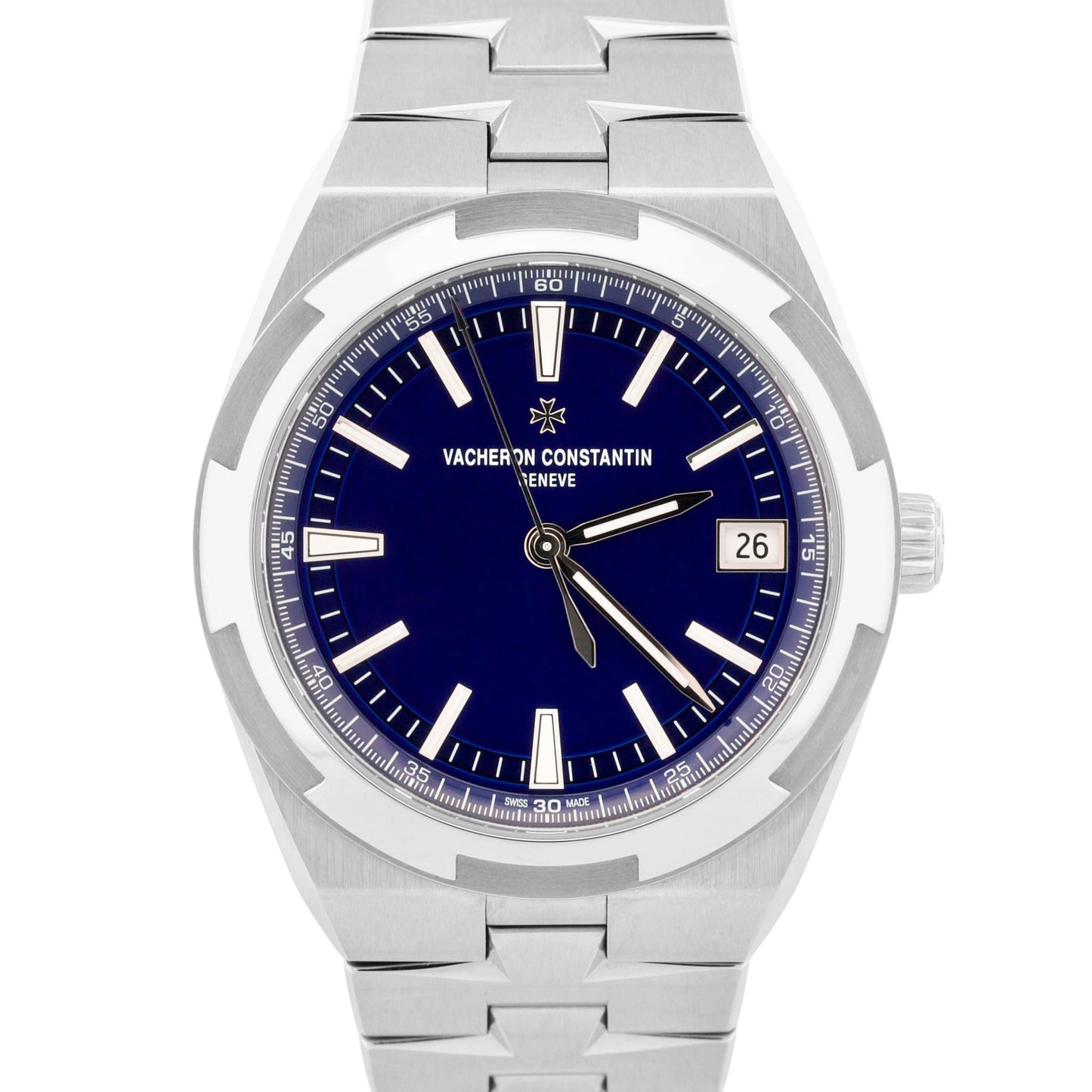 2024 PAPERS Vacheron Constantin Overseas BLUE 41mm Steel 4520V/210A-B128 BOX