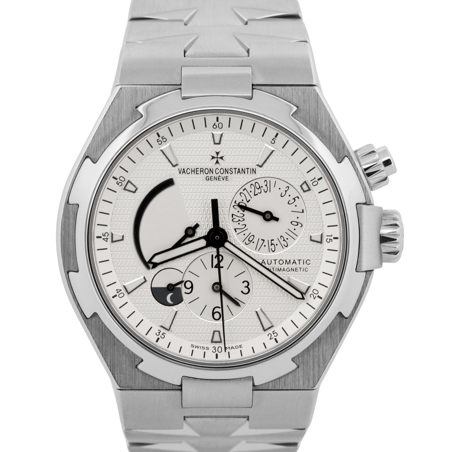 Vacheron Constantin Overseas Dual Time Steel WHITE 42mm 47450/B01A-9226 Watch