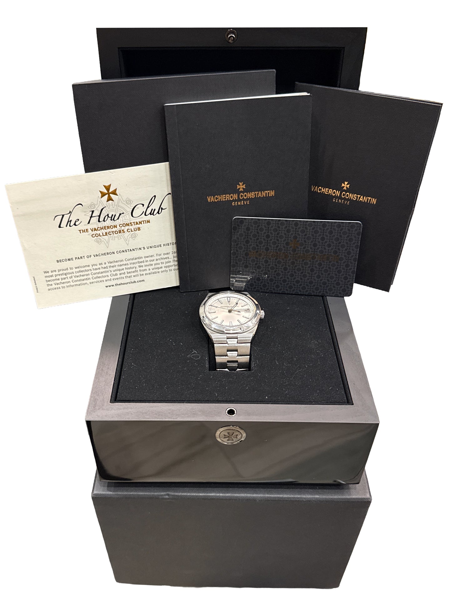 2021 PAPERS Vacheron Constantin Overseas SILVER 41mm Stainless Steel 4500V BOX