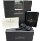 PAPERS Vacheron Constantin Overseas Chronograph BLACK 42mm Stainless 49150 BOX
