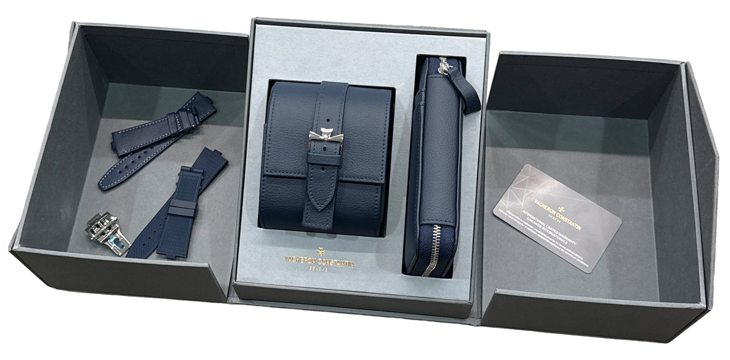 2024 PAPERS Vacheron Constantin Overseas BLUE 41mm Steel 4520V/210A-B128 BOX