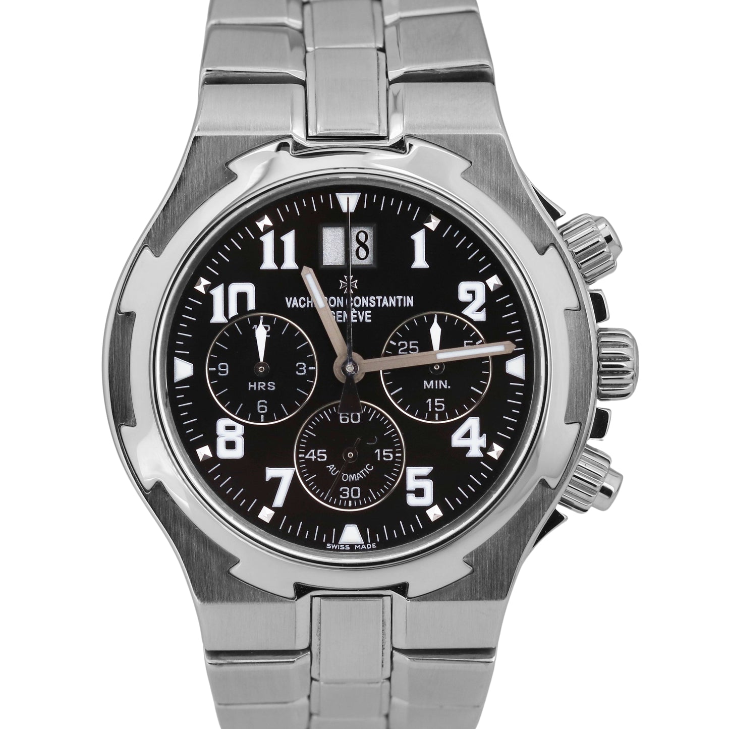 Vacheron Constantin Overseas Chronograph BLACK Stainless Steel 40mm 49140 Watch