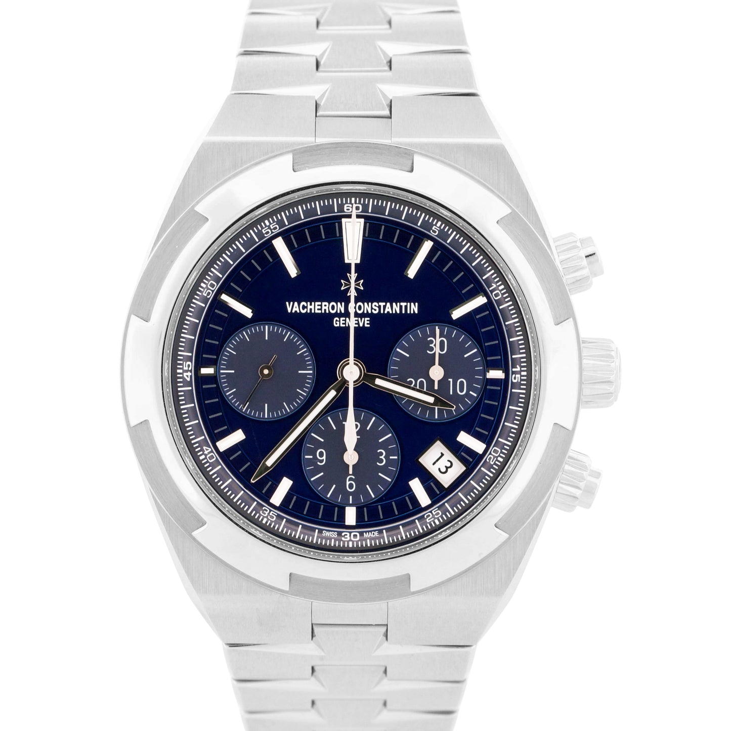 2024 PAPERS Vacheron Constantin Overseas BLUE 42.5mm Steel 5520V/210A-B148 BOX