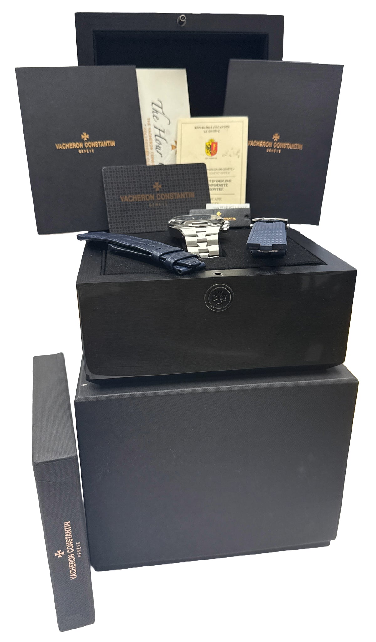 2020 Vacheron Constantin Overseas 5500V/110A-B148 Blue Steel 42mm Box Papers