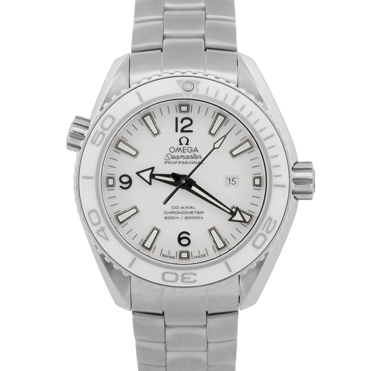 2019 Omega Seamaster Planet Ocean 232.30.38.20.04.001 600M White 37mm Papers