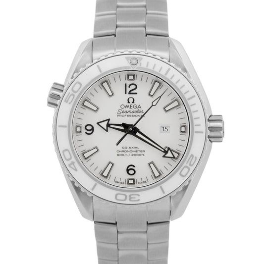 2019 Omega Seamaster Planet Ocean 232.30.38.20.04.001 600M White 37mm Papers