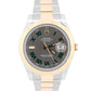 MINT Rolex Datejust II WIMBLEDON Rhodium Steel 18K Yellow Gold 41mm Watch 116333