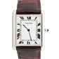 2026 SERVICE Cartier Tank Louis 28mm x 35mm 18K White Gold Leather Watch 17002