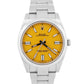 2021 Rolex Oyster Perpetual 124300 Yellow Stainless Steel 41mm Watch Box Papers