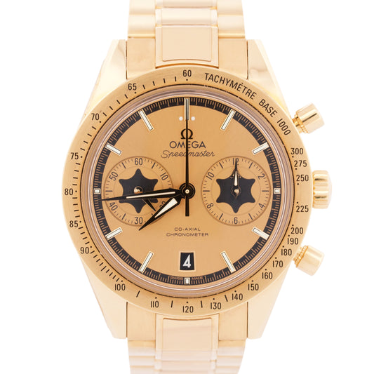 2022 PAPERS Omega Speedmaster RORY MCLLROY 41.5mm 18K 310.60.42.50.10.001 BOX