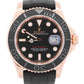 2026 RSC Rolex Yacht-Master BLACK 18K Rose Gold Oysterflex 40mm 116655 BOX