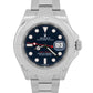 NOS STICKERED 2013 PAPERS Rolex Yacht-Master BLUE Platinum Steel 40mm 116622 BOX