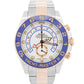 Rolex Yacht-Master II WHITE Two-Tone Steel NEW HANDS 18K Rose Gold 44mm 116681