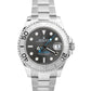 NEW 2023 PAPERS Rolex Yacht-Master Midsize Steel RHODIUM Blue 37mm 268622 B+P