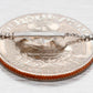 Vintage 1.10ct Marquise Diamond Pendant - 14k White Gold Necklace - 18"