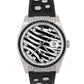 Rolex DateJust Factory Zebra Diamond 18K White Gold 36mm 116199SANR Box Papers