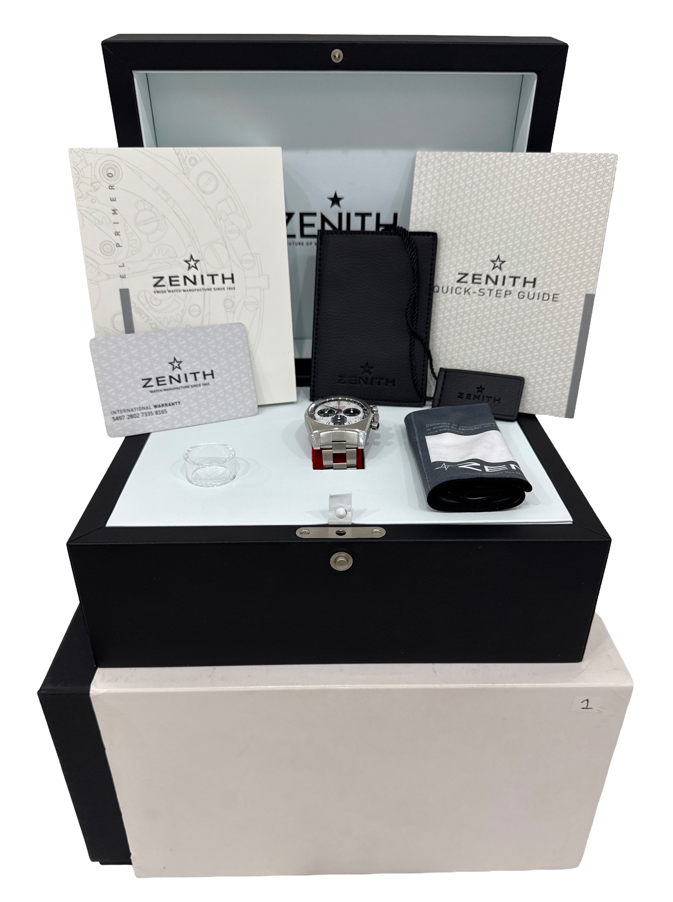 2020 PAPERS Zenith Chronomaster El Primero PANDA 37mm Steel 03