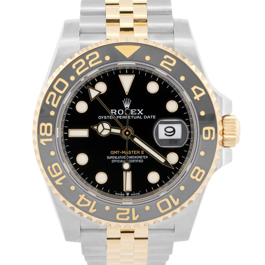 NEW SEPT 2026 Rolex GMT-Master II 126713 GRNR 18K Gold Steel 40mm Box Papers