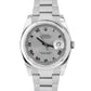 MINT Rolex DateJust Silver Roman Dial 36mm 116200 Stainless Steel Oyster Watch
