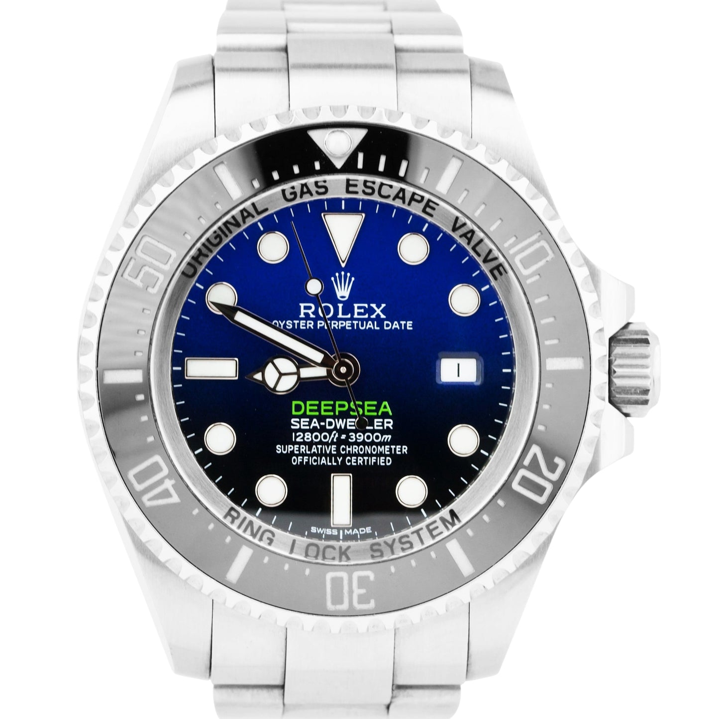 UNPOLISHED Rolex Sea-Dweller Deepsea James Cameron Blue Stainless 116660 44mm BP
