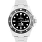 2022 Rolex Submariner 41mm No-Date Black Ceramic Stainless Dive Watch 124060 LN