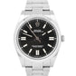 MINT 2022 PAPERS Rolex Oyster Perpetual 41mm BLACK Stainless Oyster 124300 BOX