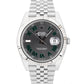 NEW AUG. 2022 Rolex DateJust 41 Wimbledon Fluted Stainless Watch Jubilee 126334