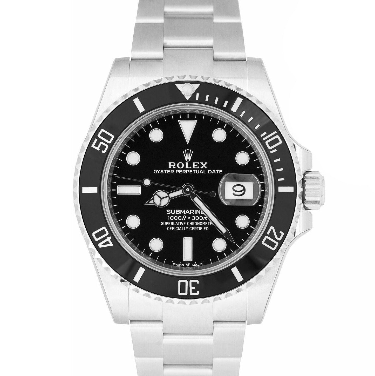 NEW OCT. 2022 Rolex Submariner 41 Date Steel Black Ceramic Watch 126610 LN