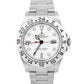 2022 RSC Rolex Explorer II 3186 REHAUT White Stainless 40mm 16570 Date Watch BP