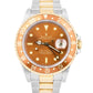 Rolex GMT-Master 40mm Two-Tone Yellow Gold Steel Brown 16700 Date Oyster Watch
