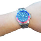 Vintage 1966 Rolex GMT-Master PEPSI Blue / Red Stainless GILT DIAL Watch 1675
