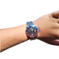 Vintage 1966 Rolex GMT-Master PEPSI Blue / Red Stainless GILT DIAL Watch 1675